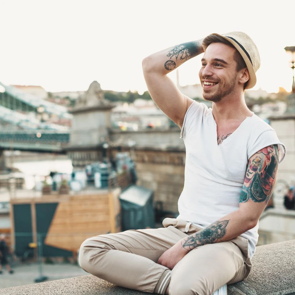 Man Overcoming Addiction