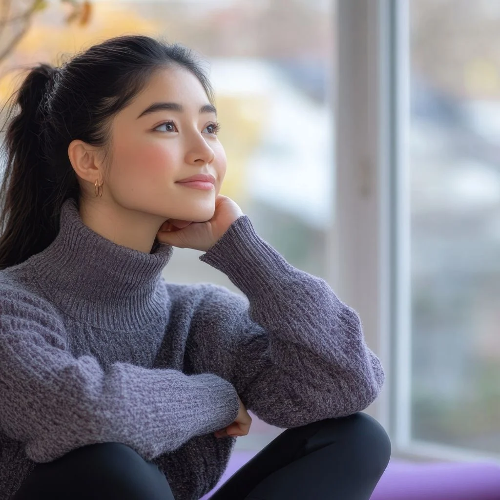 Woman Finding Relief from OCD after Therapy