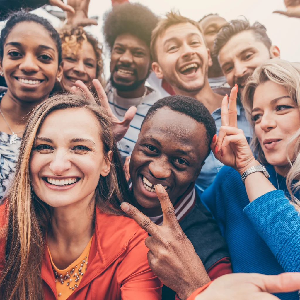 Group Of Smiling People Who Have Found Mental Wellness